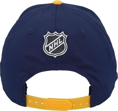 Justin Faulk St. Louis Blues Autografou Blue Snapback Cap - Edição limitada de 20 - HATs de NHL autografados
