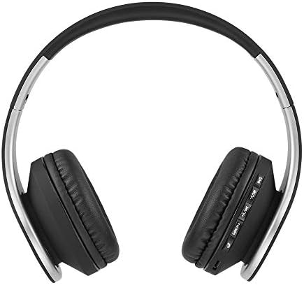 PowerLocus Rose Gold Bluetooth fones de ouvido com fones de ouvido Bluetooth preto/prata