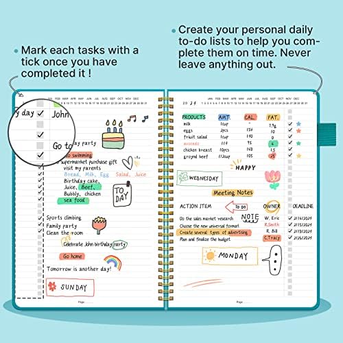 Regolden-Book para fazer o caderno de capa dura, para fazer o planejador de listas para organizar suas tarefas diárias,