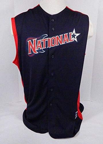 2019 Liga Nacional Blank Game Emitiu Jersey Navy All Star Game 56 803 - Jogo usou camisas da MLB usadas