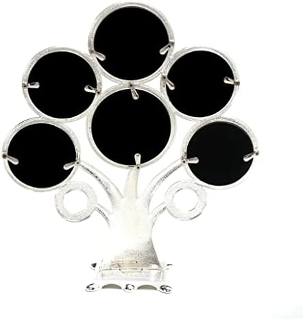 Árvore genealógica de prata de Liuyunqi com 6 quadros coloridos de quadros de quadro de metal decoração de moldura de moldura
