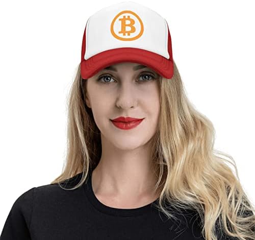 Pergunte -me sobre Bitcoin Mesh Hat Fashion Baseball Caps Black Gridding Trucker Hats Golf SunHat