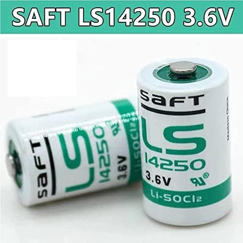 Yyshine 3.6V LS14250 Bateria de lítio de 1200mAh para SAFT LS14250 Bateria de 3,6V LS 14250 C 1/2 AA 3,6V Bateria de lítio
