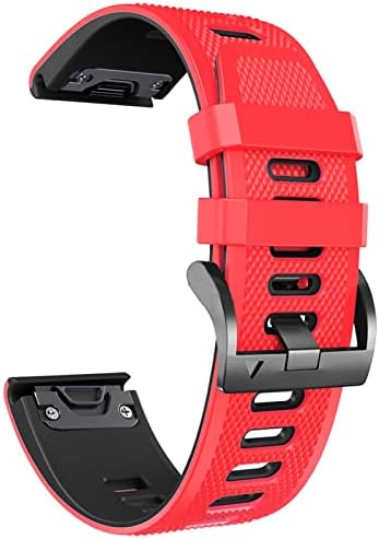 NYCR 22 26mm Silicone Watch Band Strap for Garmin Fenix ​​7x 7 6x 6 Pro Watch EasyFit Wrist Band Straps 5x 5 Plus 3 3HR 935 D2 Bracelete
