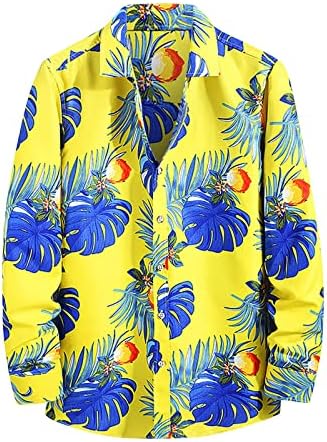 camisas de manga longa de ayaso para homens colorblock botão para baixo stand colar tops blusa plus size slim-fit regular shirt shirt