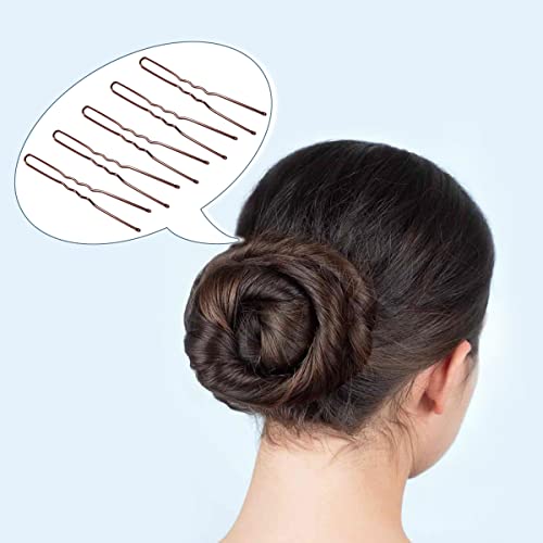 100 PCs ondas invisíveis HairGrip U Pinos de cabelo em forma
