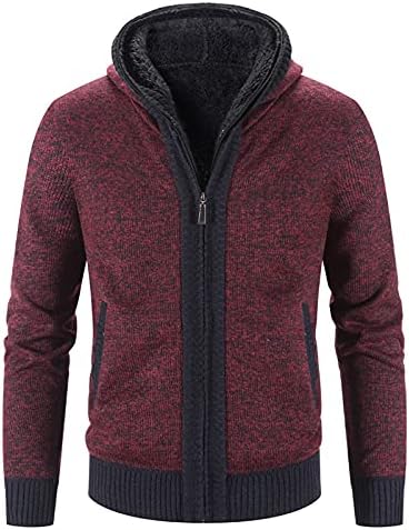 Mens Winter Jackets Supersoft Cable Knit Crewneck Sweater Slave Longa Zip Full Oversize Harm Retro Knit sobretudo