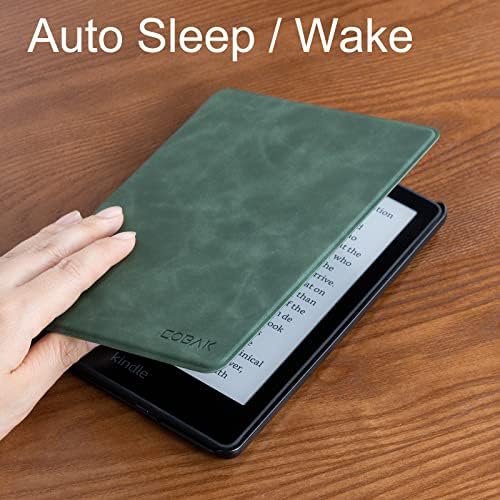 Cobertão Cobak para Kindle Paperwhite - Toda a capa de couro PU com recurso de esteira de sono automático para o Kindle
