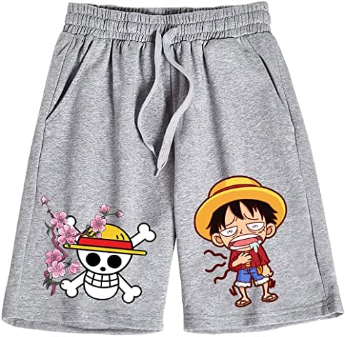 Ubeisy Symish Monkey D Luffy Anime Shorts One Piece Anime Gym Shorts Anime Shorts Homens