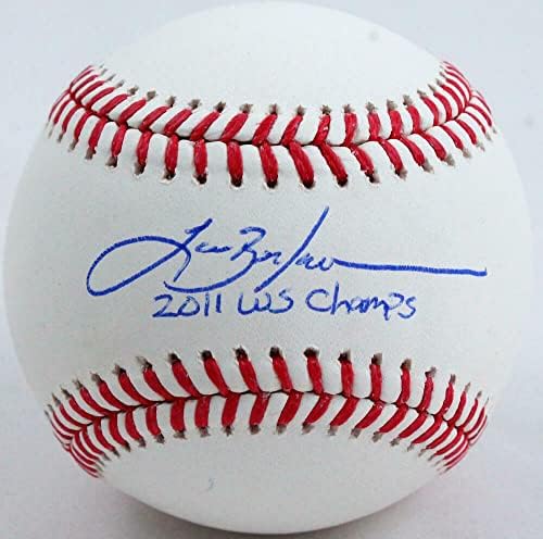 Lance Berkman autografou Rawlings OML Baseball com WS Champs -Tristar Authenticate - Bolalls autografados
