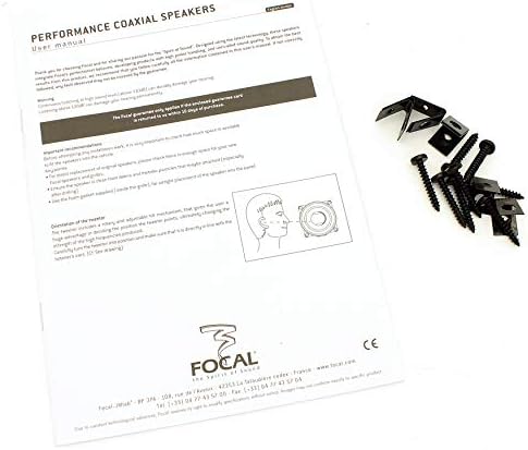 Focal PC-165X2 2-OHM Speiters de áudio de áudio de desempenho Coaxials Coaxials
