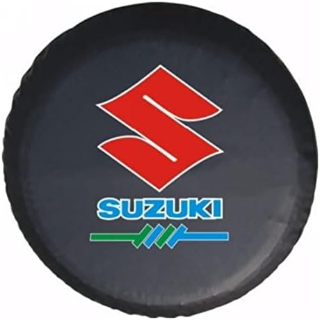 Compatível com a capa de pneus Suzuki Spare | Suzuki Tampa da roda sobressalente | Protetor de bolsa de armazenamento à prova d'água à prova de poeira para Grand Vitara XL-7 SX4 Samurai
