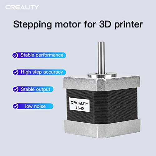 Creality Atualizou a impressora 3D 42-40 Conjunto de motor de passo com amortecedores de vibração de borracha e parafuso M3 para Ender-3 V2 Eixo E, para CR-10 10s Ender 3/ Pro Ender 5 3D Impressora
