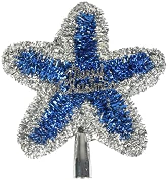 Decorações de Natal Árvore Top Star Decoração Estrela Acessórios de Natal Pingente de Estrela Surnta A decorações de cristal escuro