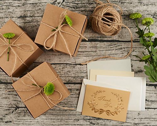 Caixa de presente de Mesha Brown 3x3x3 '' pequenas caixas de presente de papelão com tampas, caixa de presentes da proposta
