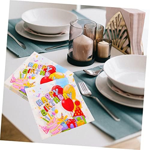 Luxshiny 20 lençóis guardanapos de papel decorativo guardanapos guardanapos de chá de bebê guardanapos domésticos guardanapos de festa de festa