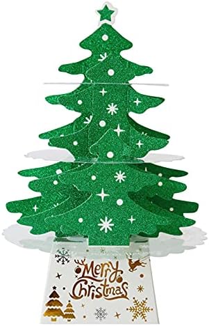 Mini enfeites de árvore de Natal brilhantes Ornamentos de desktop 1pc Creative Creative Shiny Warm Lights Tree para decoração de casa