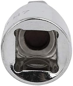 X-Dree H7 Hex Head de 3/8 polegadas quadradas Adaptador de soquete de acionamento por aço de aço de vanádio de vanádio