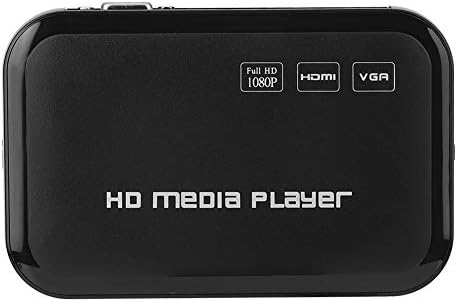 Player de vídeo hdmi, mini 1080p hdmi player vga av vídeo player media tv box hd video player 100-240v para carro