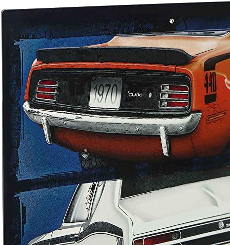 Marcas de estrada aberta MOPAR BUMPERS METAL SIGN - Classic Mopar Wall Art para garagem, loja ou caverna