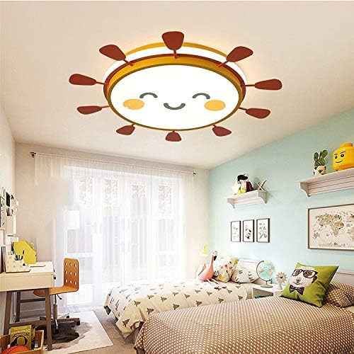 Lâmpada de quarto do quarto de crianças zhaoleei menino menina cartoon sol bebê liderou lâmpadas anti-enseada lâmpada de teto