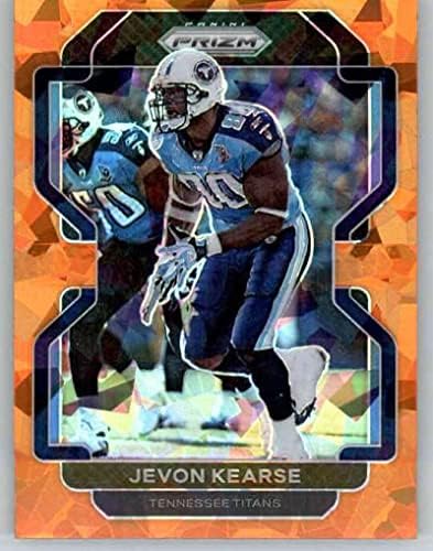 2021 Panini Prizm Prizm Orange Ice 10 Jevon Kearse Tennessee Titans NFL Football Trading Card