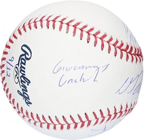 DJ Lemahieu, Gleyber Torres, Gio Urshela e Luke Voit Baseball autografado - Edição limitada de 12 - Bolalls autografados