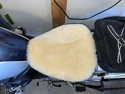 Alaska Leather Medium Sheepskin Buttpad® - Motocicleta Seat almofada