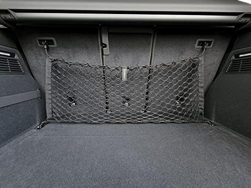 Rede de carga de malha de tronco elástica do estilo de banco traseiro para o Audi Q5 2018-2023 - Organizadores de troncos