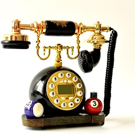 Zlxdp bilhar nostálgicos retro telefonia com fio ornamentos decorativos da loja de lojas antigas da casa