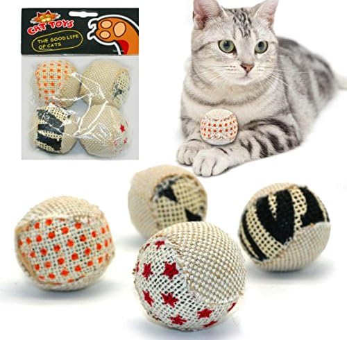 4pcs/pack ball gato brinquedo interativo brinquedos de gato tocam mastigando arranhão scratch pet gatinho gato exrecise