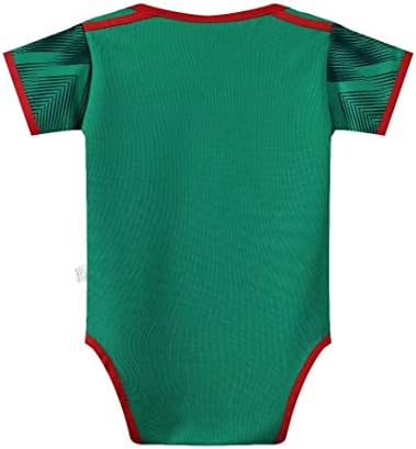 Costume do bebê recém -nascido Eagle México Argentina Brasil Espanha França Portugal Inglaterra 2022 Menas do bebê de Bodysuit de futebol nacional