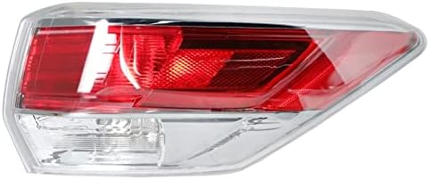 SILSCVTT Freio traseiro Montagem da luz da luz externa Substituição para 2014- Toyota Highlander Direito Passageiro Lâmpada Tail