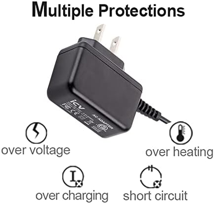ICV Micro USB Carregador de parede 5V 2A Adaptador de energia com plugue americano e micro -cabo fixo para Samsung Galaxy S6 S5 S4 S3 S2 SI9003, S5820 N7100 NOTA 3