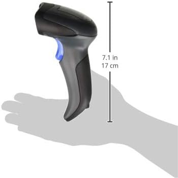 Datalogic QD2430 QuickScan Handheld Scanner/Imager omnidirecional com cabo USB, preto, QD2430-BKK1S