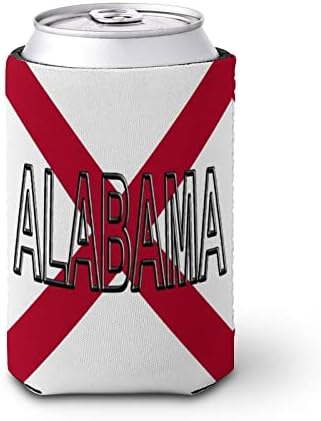 Bandeira do Alabama State Reutilable Cup Sleeves Iced Coffee Coffee Cup Solder com padrão fofo para bebidas frias quentes