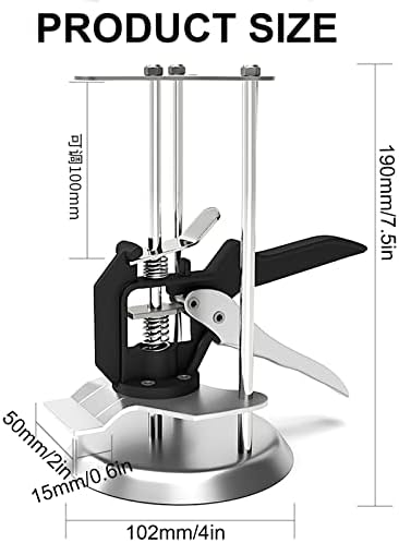 Srhimeos Drywall levanta Jack 1pcs, macaco da ferramenta de mão de braço, levantamento da placa de porta, levantamento