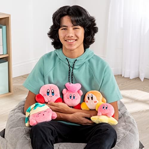 Clube Mocchicchi -Kirby Plush - Warpstar Kirby Plushie - Squishy Kirby Plexhies - 6 polegadas