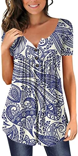 Túnica feminina tópicos 2023 primavera no verão da moda curta camisetas de manga curta esconder blusas de camisetas bonitas casuais