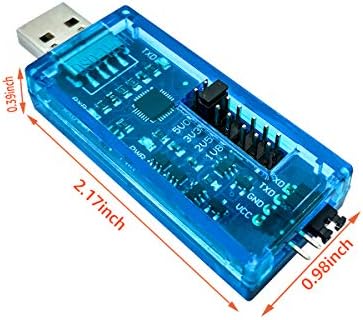 DSD TECH SH-U09A1 USB para TTL ADAPTOR SUPORTE 1.8V 2,5V 3,3V 5V Nível lógico