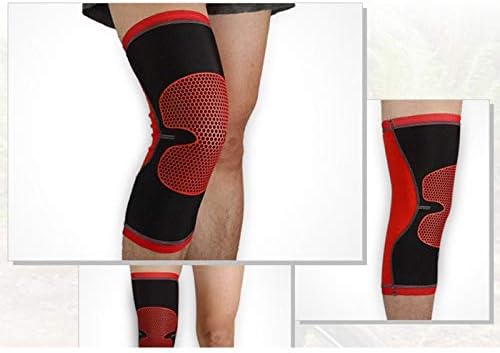 CCBUY 1 par de protetores elásticos de joelho respirável PADS Bike Knee Brace Support Support Sleeve for Basketball Gym