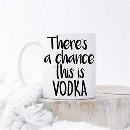 Há uma chance de que seja vodka caneca, presente para amigo, caneca engraçada, caneca divertida, presente de amigo,