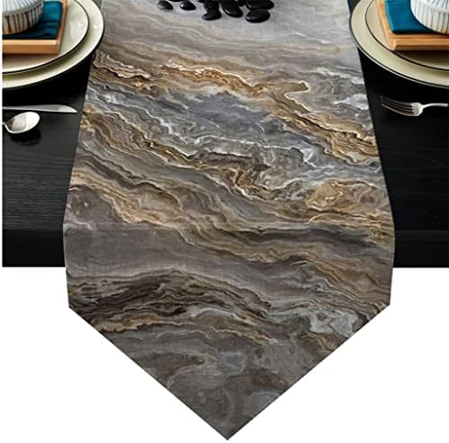 Jahh Marble Pattern Table Runner Table Fandante em casa Party Decorative Towloth Table Table Runners
