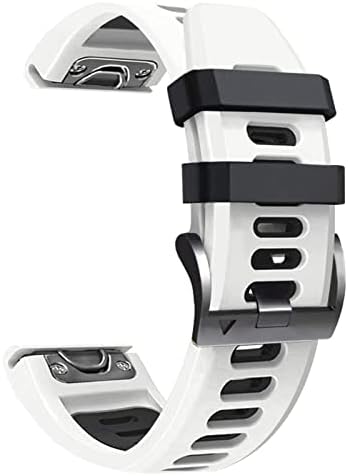 Ganyuu Sport Silicone Smart Watch Band para Garmin Fenix ​​7 7x 6x 6 Pro 5x 5 Plus 3HR Easy Fit Rapick Release 26 22mm de pulseiras