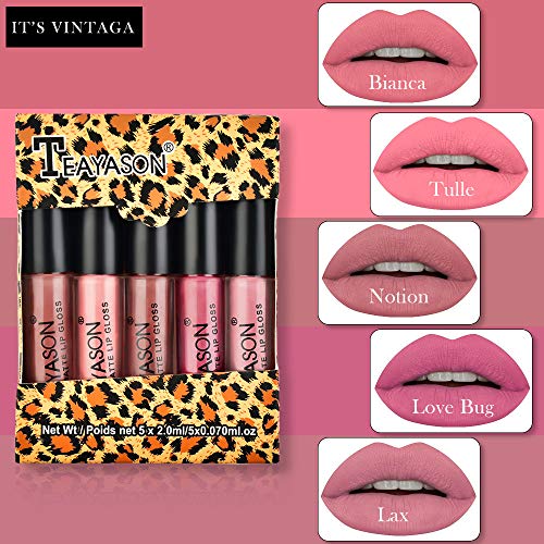 Lip Tint Korean Lipstick Long 25ml Lipstick Set Beauty Beauty During Rose Color to Mist Matte Lipstick