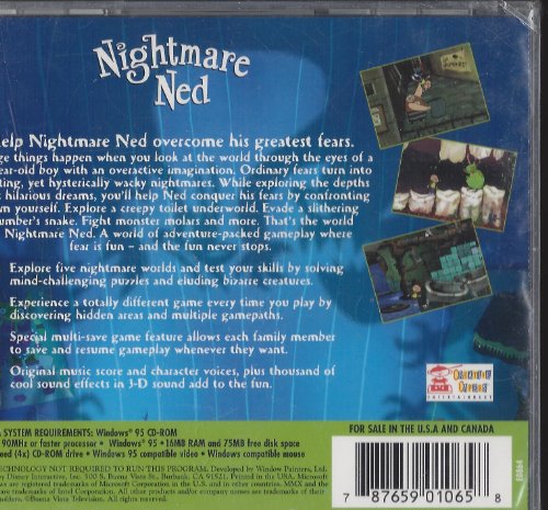Nightmare Ned Disney Interactive Intel MMX CD ROM
