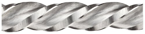 Union Butterfield 4588 Alcatrão de alfinete de alfinete de aço de alta velocidade, flauta em espiral esquerda, haste redonda, não revestida, tamanho: 5