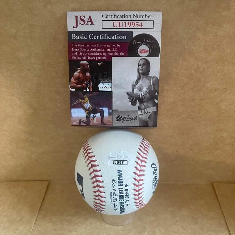 Felix Jose Cardinals/Yankees assinou Auto M.L. Baseball JSA UU19954
