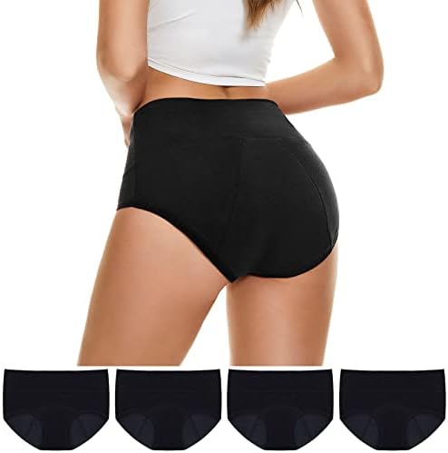 Roupas para fazer sexo em 4 peças Roupa íntima à prova de vazamentos para mulheres PLUS PLUSS SIZES DIREITAS DE DIREITOS RÁPIDOS