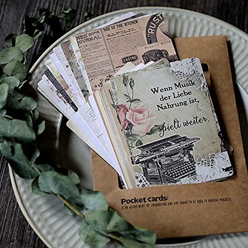 Pacote de material de álbum de recortes exclusivo - Doraking 24 folhas de jornais vintage Flores de letra de papel mapa de papel duplo lateral